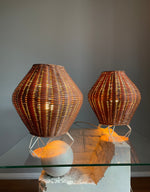 Wicker Lantern Lamps