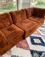 Modular Crushed Velvet 5 Piece Sofa