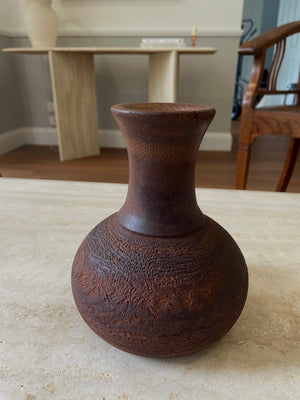 Hand-carved Australian Balga Wood Vessel