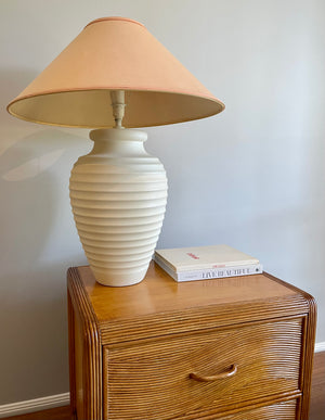 Beehive textured ceramic large Lamp