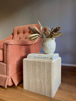 Travertine Side Table Small