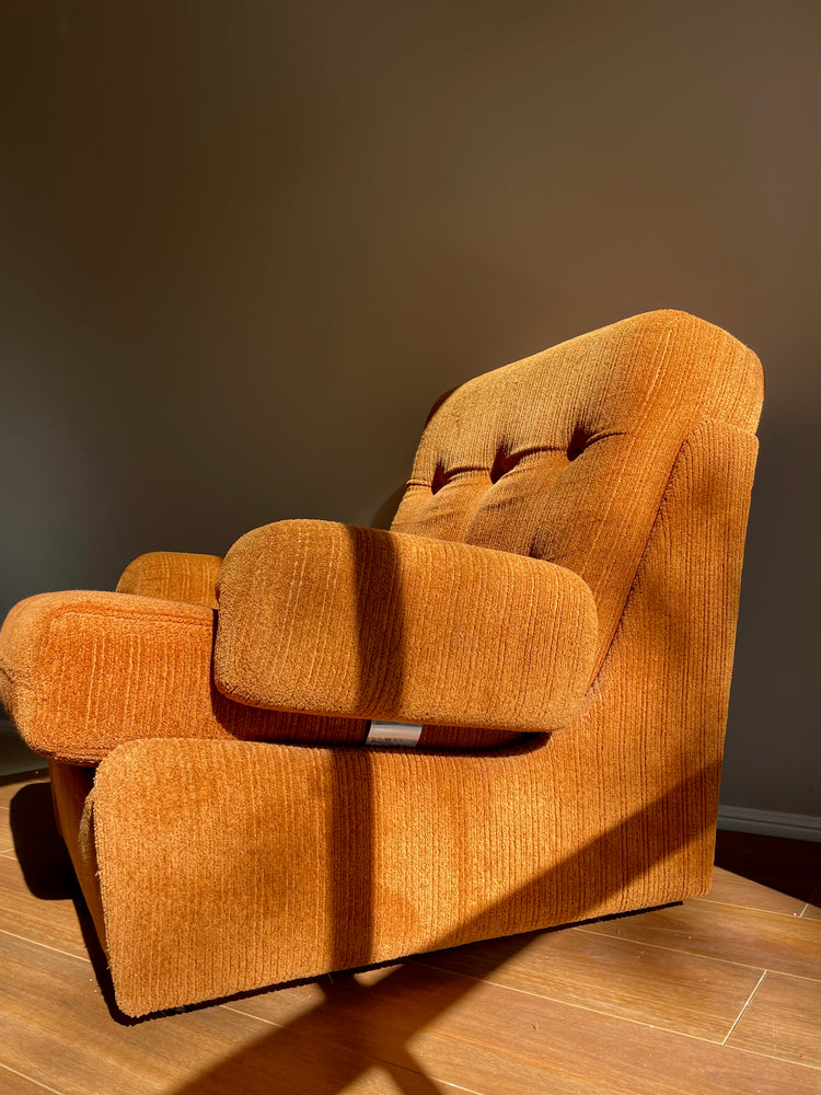 Parker Furniture Chrome detail armchairs