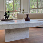 Gorgeous Grey and White Marble Coffee Table