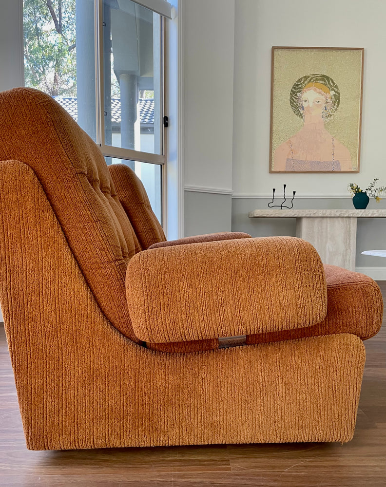 Parker Furniture Chrome detail armchairs